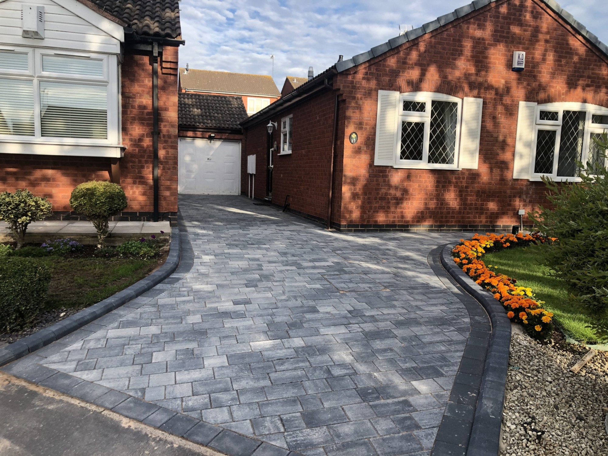 Modern Block Paving Driveway