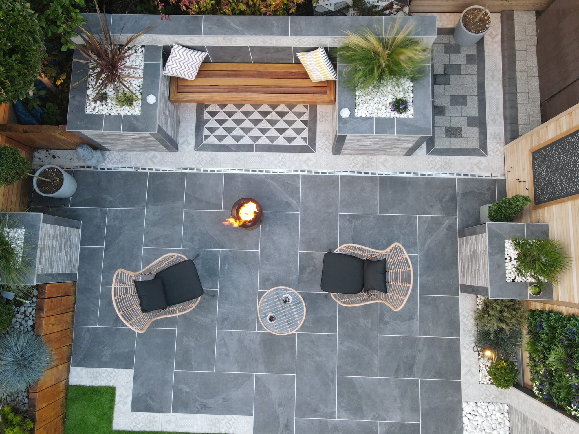 Modern Porcelain Patio
